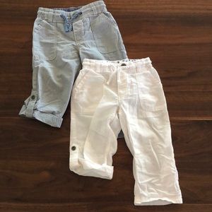 Two pair toddler adjustable length pant
